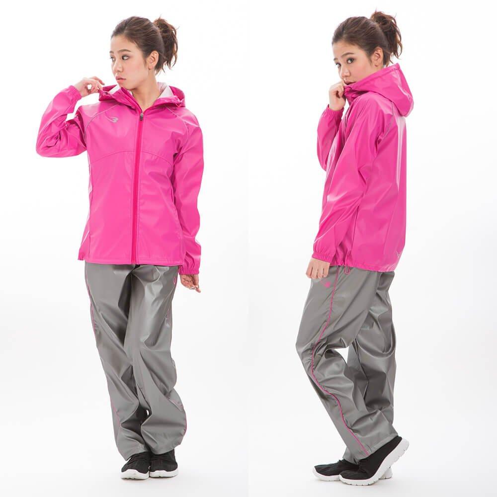 BODYMAKER Active 9 Sauna Size Pink Ideal for Weight Hot Thigh and Waist and as a Fat Burning and Leg Women's Suit, M, (GW008MPI) - Boxing, Loss,