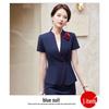 Summer Professional Short Sleeve Attire: Elegant Jewelry Store & Hotel Manager Workwear
