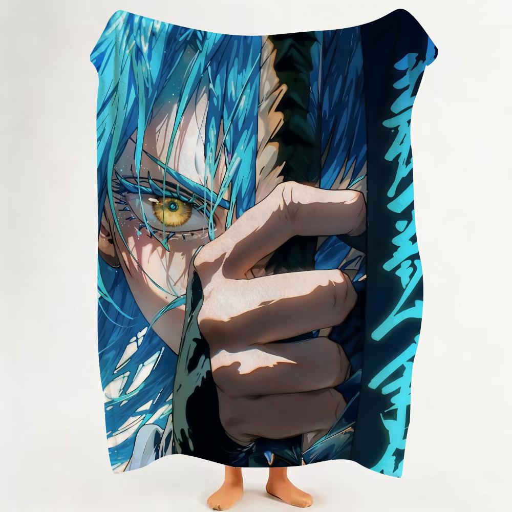 

Anime T Tensura Throw Flannel Throw Blanket Suitable for Sofa Living Room Bedroom 75cmx90cm