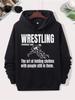 Fashion 100 Hoodie 270g Pure Trendy Brand Creative Printed Pattern Retro Drawstring Hoodie Drawstring Hoodie Skin Friendly Sweat A