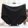 Nahtlose Unterwäsche für Damen Hoher Bund Unsichtbar Dehnbar Slips Atmungsaktiv Vollabdeckung Damenhöschen