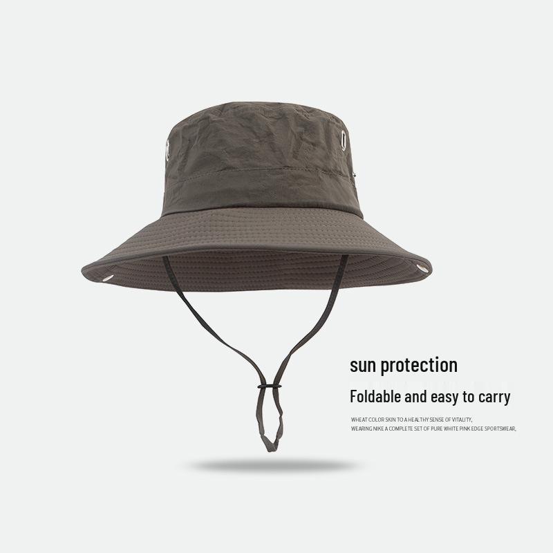 

Western Cowboy Sun Hat: Foldable, Wide Brim, UV Protection for Summer Fishing and Hiking. One Size