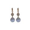 Fashion Temperament Opal Ball Earrings Women, Niche Design Ear Hooks Light Luxury High-end Earrings