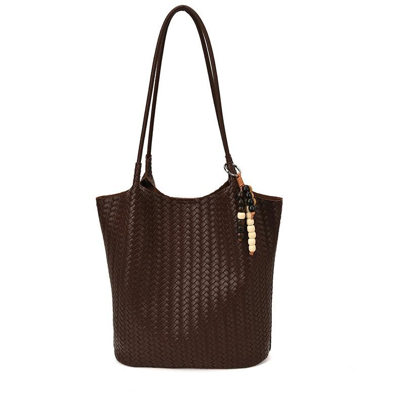 Retro Trend Bag Women's New Fashion Tote Bag Simple Casual Large Capacity Shoulder Commuter Bag