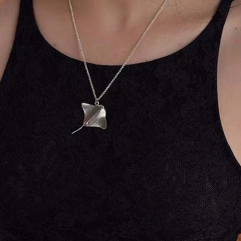 

Персоналізований Простий Унікальний Підвіска-Намисто Диявольська Риба Скат Ланцюжок на Ключицю