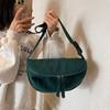 Corduroy Chest Bag Women's Underarm Bag Shoulder Bag Commuter Crossbody Bag