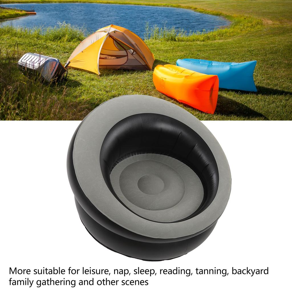 Inflatable Couch Flocking   Sofa Simple Inflatable Ch  for Living Room Bedroom Reading Room   Balcony Travel