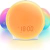 Sunrise Wake-up & Sunset Sleep Aid LED Alarm Clock with 7-Color Night Light