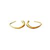 Gold Retro Temperament Stud Earrings for Women - 2024 Spring/Summer Trendy Light Luxury Niche Design