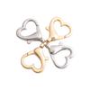 10Pcs/Lot Alloy Lobster Clasps Heart Shape Multicolor Key Chain Sping Buckle for Jewelry Making DIY Key Chains Bag Ornaments