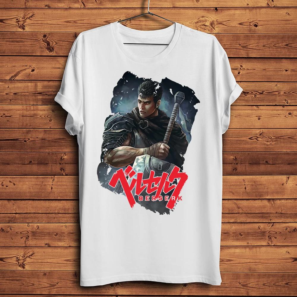 SwordsUnisex Berserk Warrior Guts Funny Anime TShirt UnisexShort Sleeve Casual T ShirtUnisex Unisexga Streetwear Tee Breathable Print S