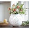 Metallkugelvase für Heimdeko|Runder Blumentopf für Schlafzimmer Wohnzimmer Büro Hochzeit|Blumenarrangement für Geburtstag Jubiläum Festival|