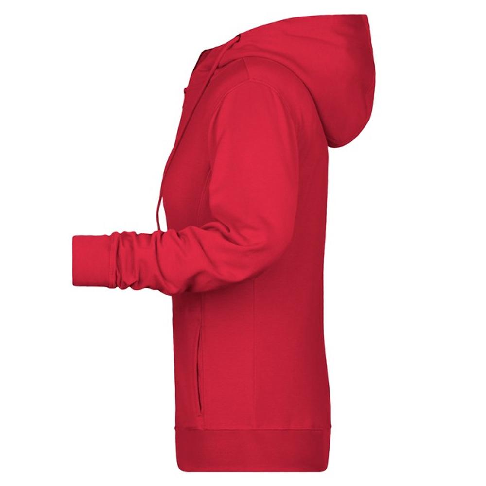 James and Nicholson Womens/Ladies Full Zip Hoodie