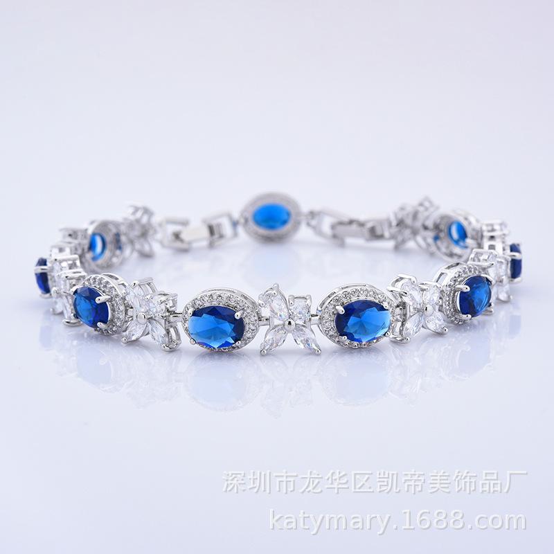 Casual Zircon Bracelet Girls Flower Light Luxury Exquisite Jewelry
