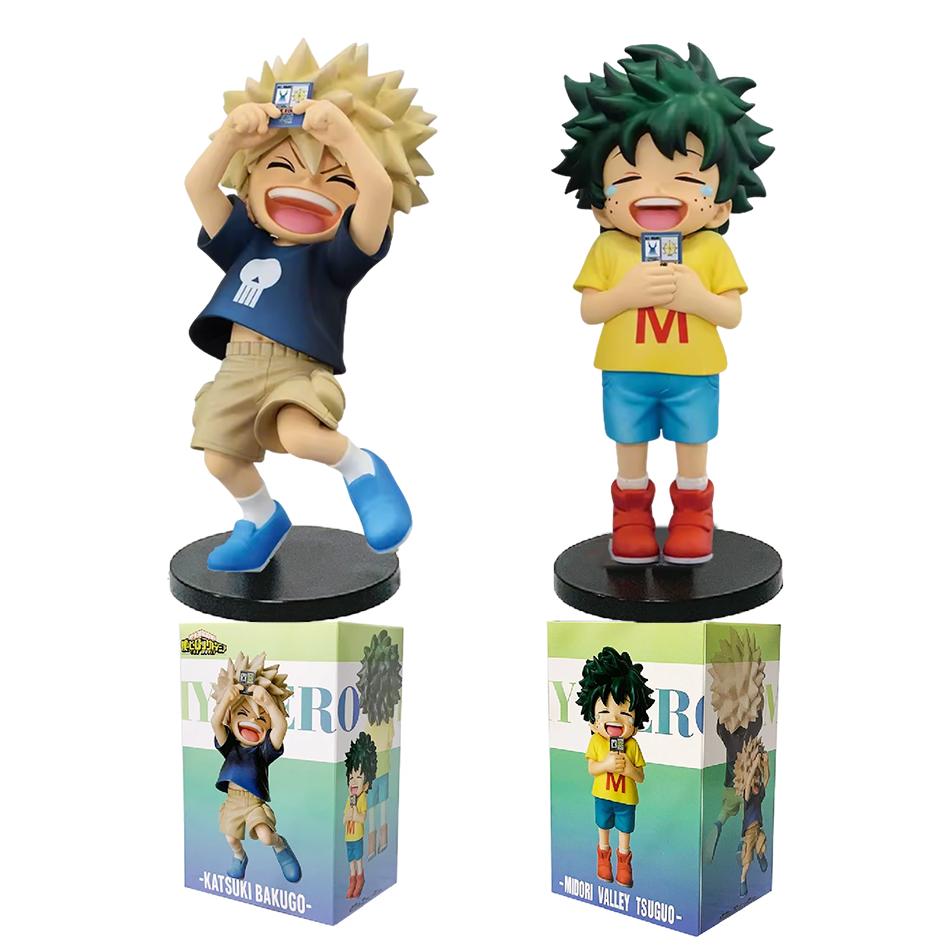 Original My Hero Academia Lzuku Midoriya Katsuki Bakugo Figure Anime Model Toy Childhood Decoration Doll Birthday Gift
