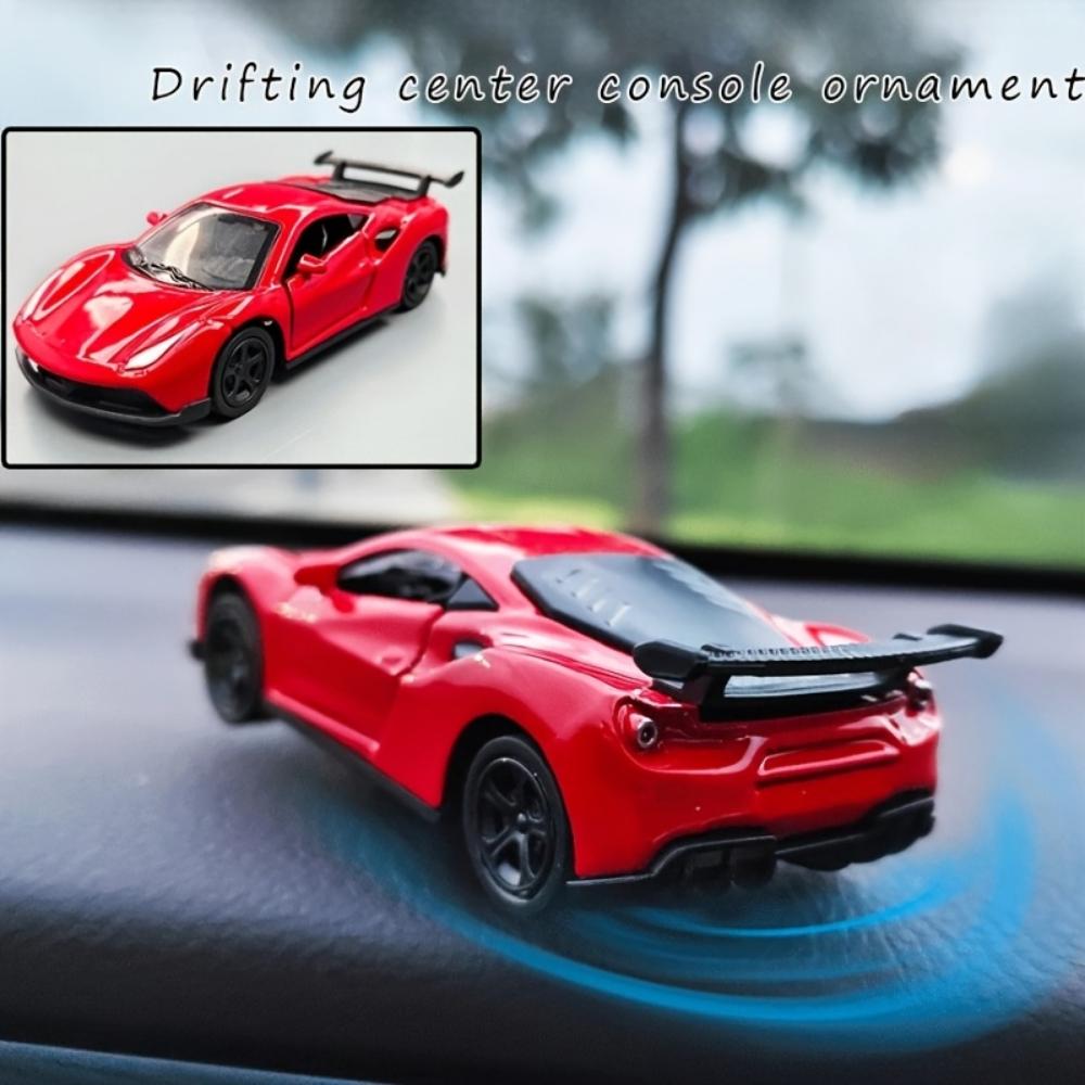 

Інтерактивний Дрифт-кар Декоративна прикраса на панель приладів автомобіля - Справжній спорт, Ідеально для автолюбителів, Автомобільні прикраси 1 червоний