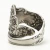 Graceful Engraved Flower Pattern Midi Ring For Women Vintage Antique Color Retro Party Stylish Finger Jewelry