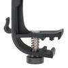 Alomejor Drum Microphone Clip 2 Pieces Adjustable Stand 180° Rotation Shockproof Mount Compatible with 18-28mm Microphones Plastic