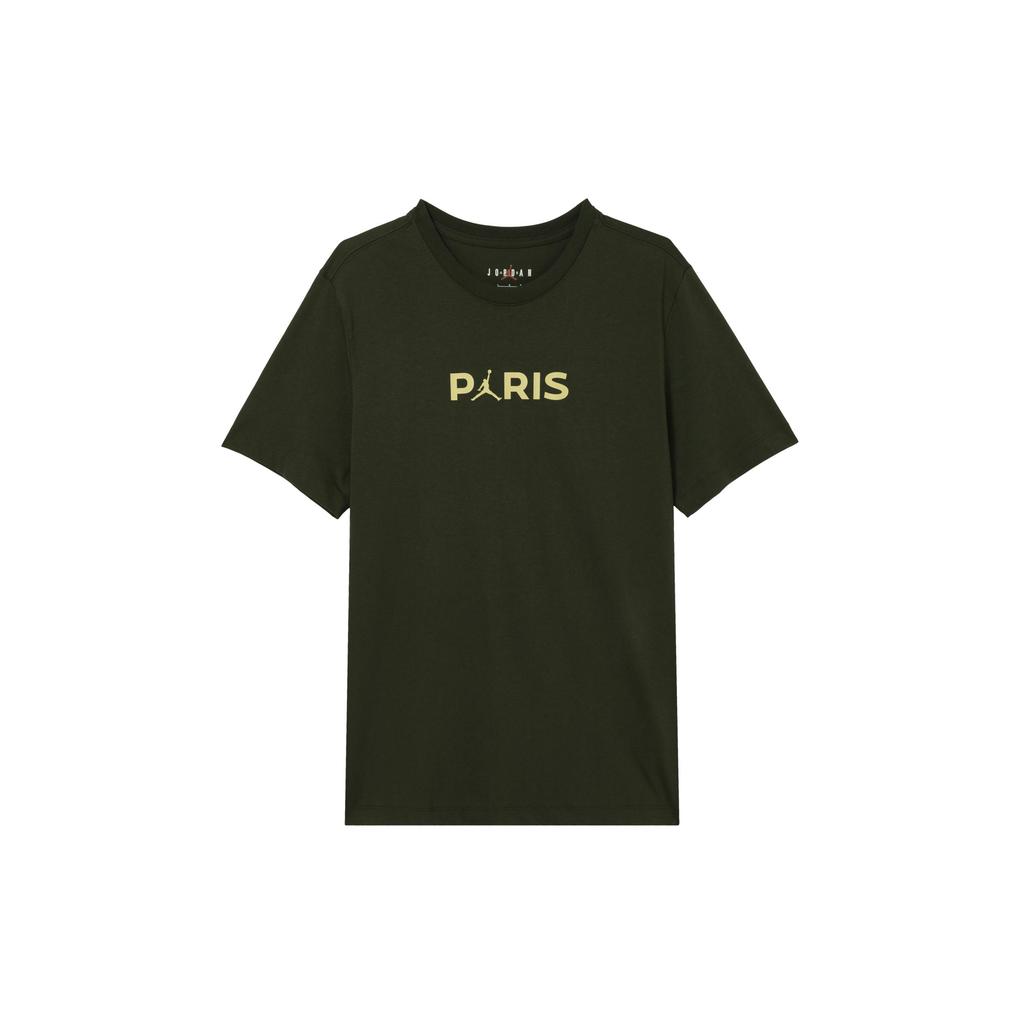 Jordan X PSG SS24 T Shirt Men's Dark Green FN5333-355