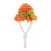 with Adjustable Strap Knitted Hats Party Clothes Accessories Handmade Hamster Hats