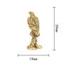 1 Pcs New Eagle Statue Miniature Sculpture Handmade Crafts Ornament Vintage Copper Bird Figurine For Interior Home Desk Decor