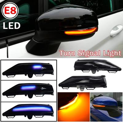 Dynamischer Blinker für FORD Fiesta MK8 Mk7 08–17, LED-Seitenflügel, fließendes Blinkerlicht, Seitenleuchte, Pfeil
