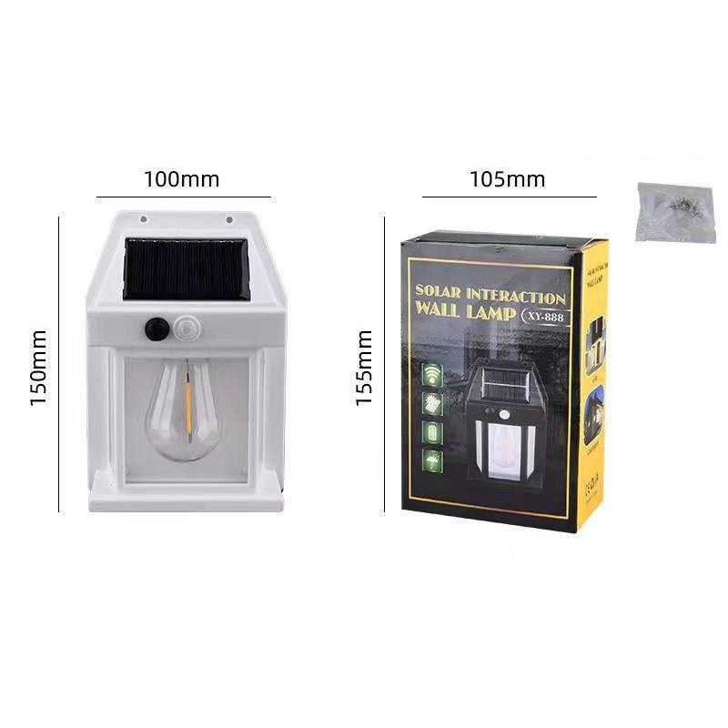 

Outdoor Wall Solar Light Villa Garden Human Body Induction Night Lamp Courtyard белый