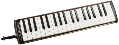 SUZUKI Keyboard-Mundharmonika Melodion Alto 37 Tasten Hergestellt in Japan Wunderschön klingendes Modell mit Metallabdeckung Leichtes Softcase M-37C