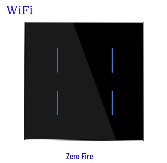 EU WiFi Smart Wall Switch with Alexa & Google Voice Control, Touch & Dual Control