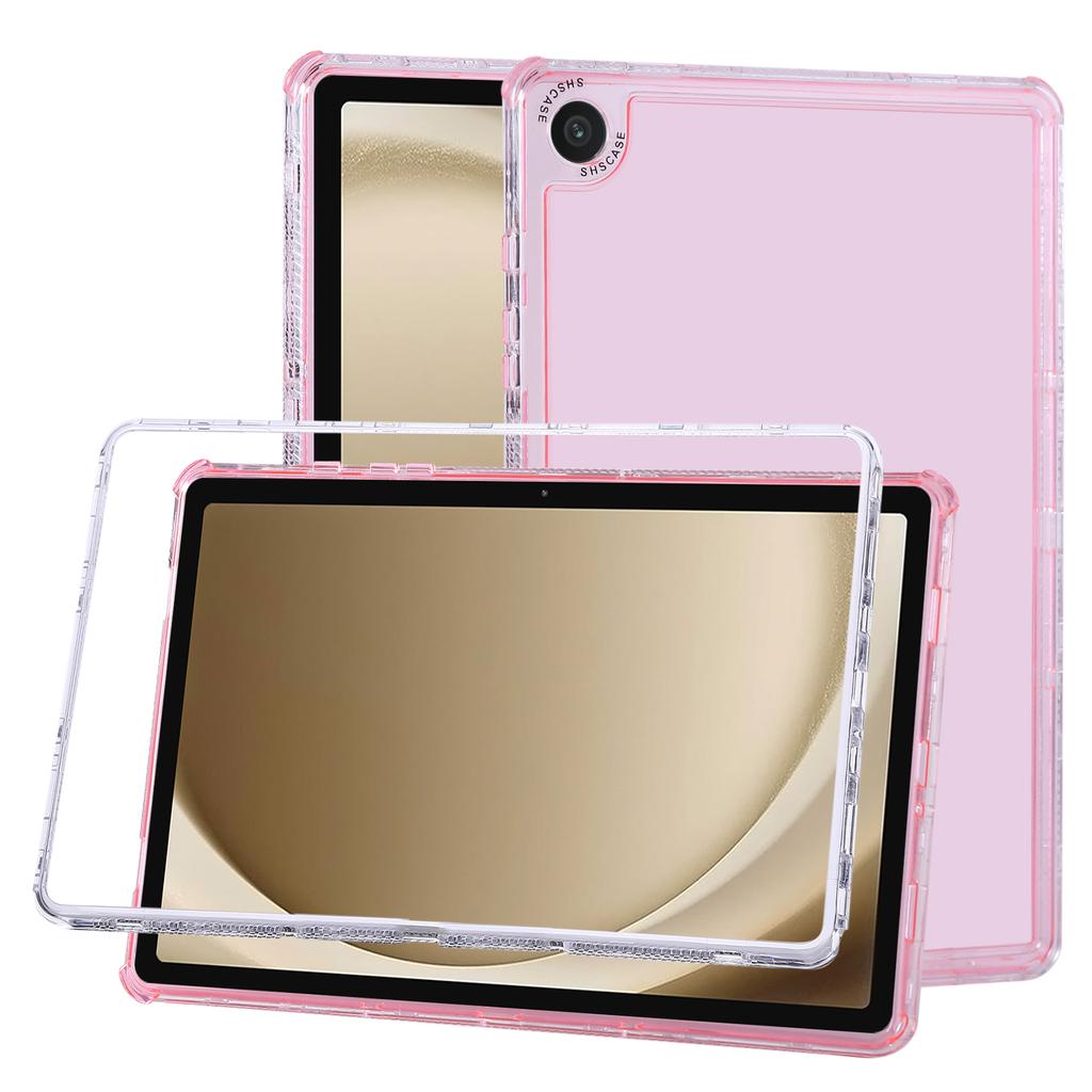 Für Samsung Galaxy Tab A9+ Klare Hülle 3 in 1 PC+TPU Stoßfeste Tablet-Hülle