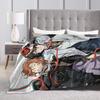 Dazai Bungo Stray Dogs  Blanket Super Soft Print Plush Bedding Throws For Kids Adult Couch Bed Flannel Bedspread Bed Cover