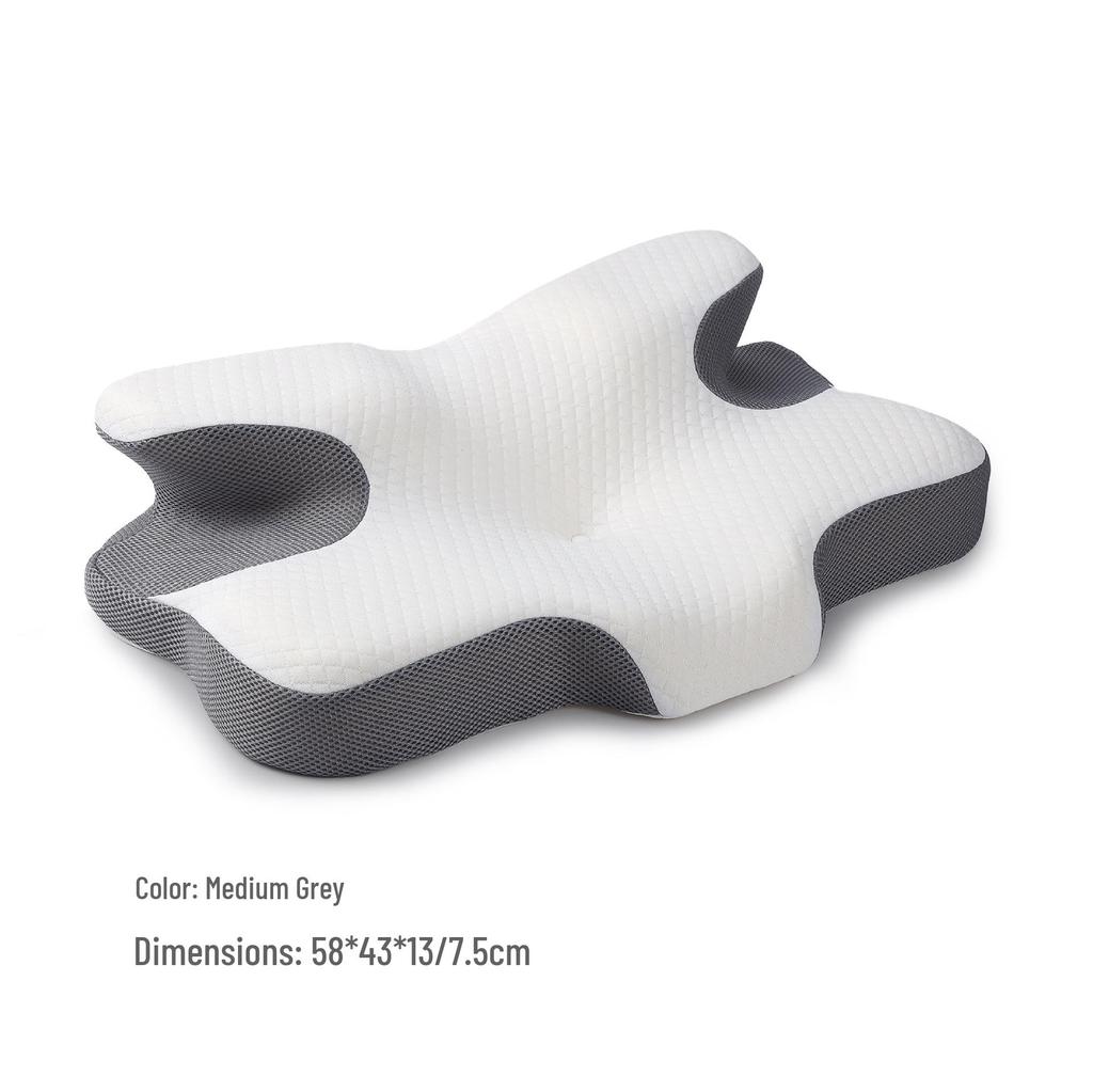 Ergonomic Memory Foam Neck Support Pillow for Side Sleepers
