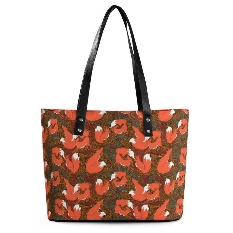 Tote Handbag Shoulder Handbag Large Capacity Trendy Niche Digital Color Printing Tote Bag