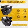 2 Pcs 5K0941699 & 5K0941700 Fog Light Kit with Wiring Harness for Volkswagen Touareg