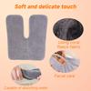 3Pcs U-Shape Towel Microfiber Esthetician Towel Absorbent Spa Massage Facial Treatment Neck Cosmetic Towels for Facial Cleansing