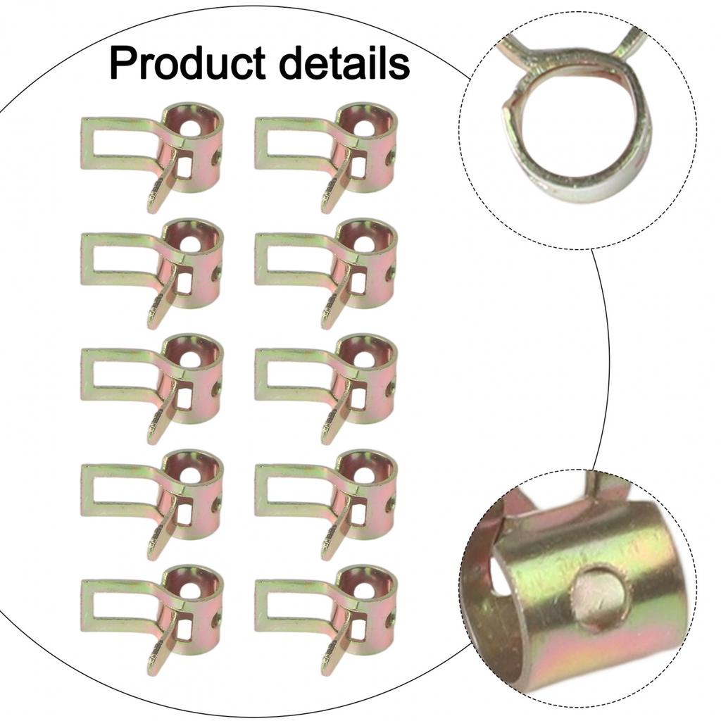 Versatile Spring Clips for Various Hoses 10PC Silicone Hose Optional 516mm Clip