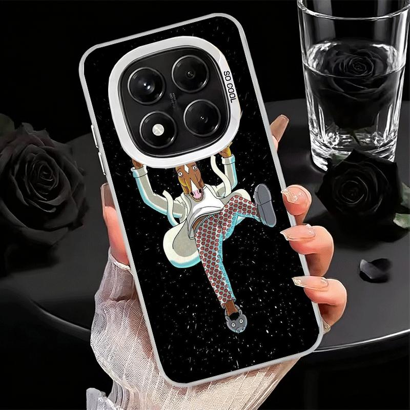B-BoJack H-Horseman Funny Shockproof Phone Case for Xiaomi Redmi Note 15 14 13 12 Pro Plus 11 11S 11T 5G Cover Anti Fall Fundas