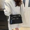 Fashionable Casual Large Pu Tote Bag Chic Shoulder Bag For Daily Commuting Use