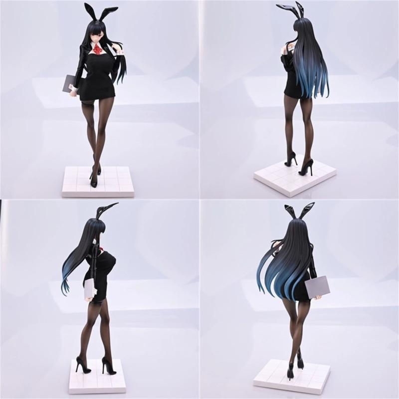 1/4 Scale Large Size Bunny Girl Office Lady Anime PVC Figure Collectible Desktop Decoration For Anime Fans Otaku Birthday Gift