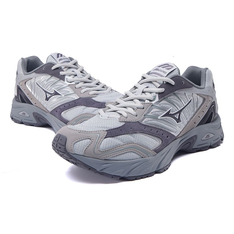 Mizuno Fiyi 2K Shock Absorbing Non-Slip Durable Low-Top Running Shoes Unisex Sneaker Light-Gray D1GH223717