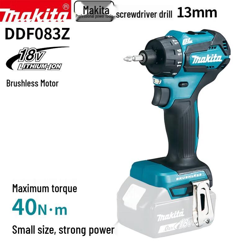 

Makita 18V DDF083Z Brushless Cordless Drill/Driver CN plug (adapter included)