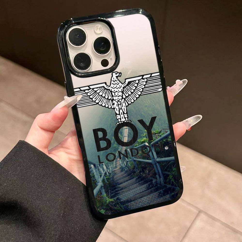 Fashion Brand Boy L-London Phone Case For IPhone 17 Pro 16 Plus 16 Pro Max 15 14 13 12 11 PC+TPU Back Cover