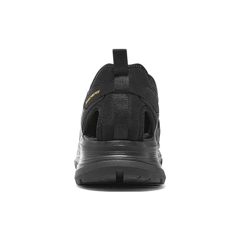 Skechers Sport EVA Athletic Sandals Men Footwear Black Yellow 237581-BKYL