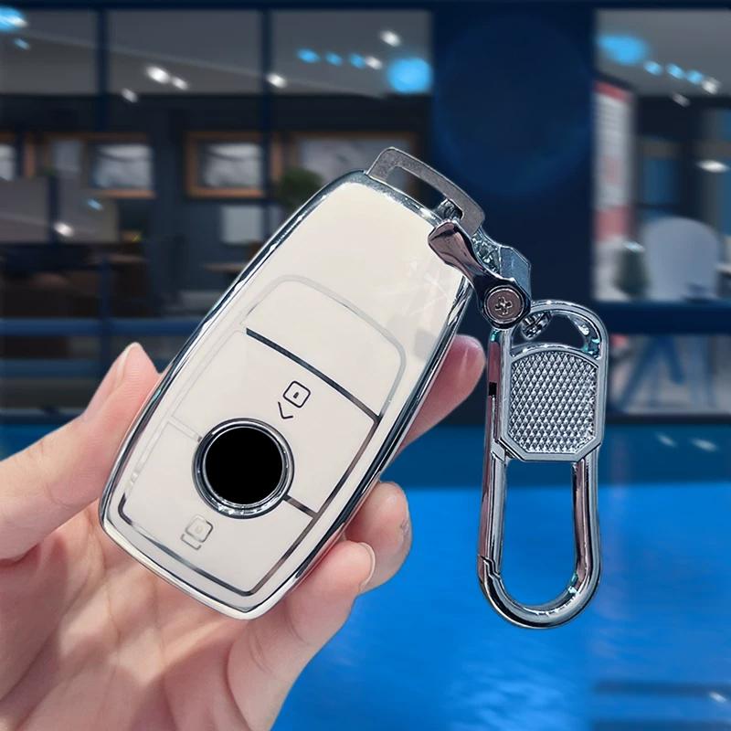 Tpu Keyless Fob Car Key Case Cover Holder For Mercedes Benz W177 W205 W213 W222 X167 Amg A C E S G Class Glc Cle Cla Glb Gls