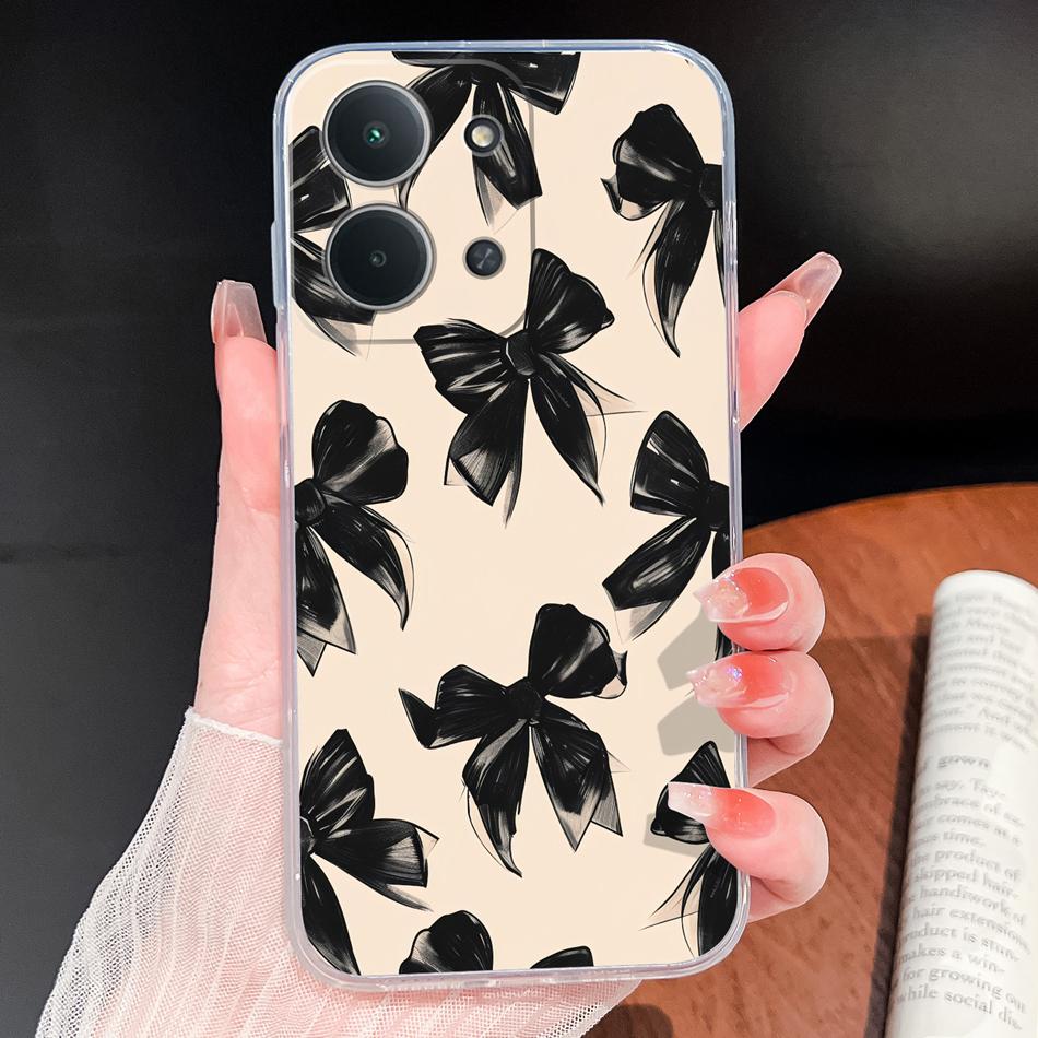 Case For Poco C85 C75 C65 C55 Ocean Fish Transparent Phone Back Cover For POCO C 75 Soft TPU Silicone Lightweight Protectors