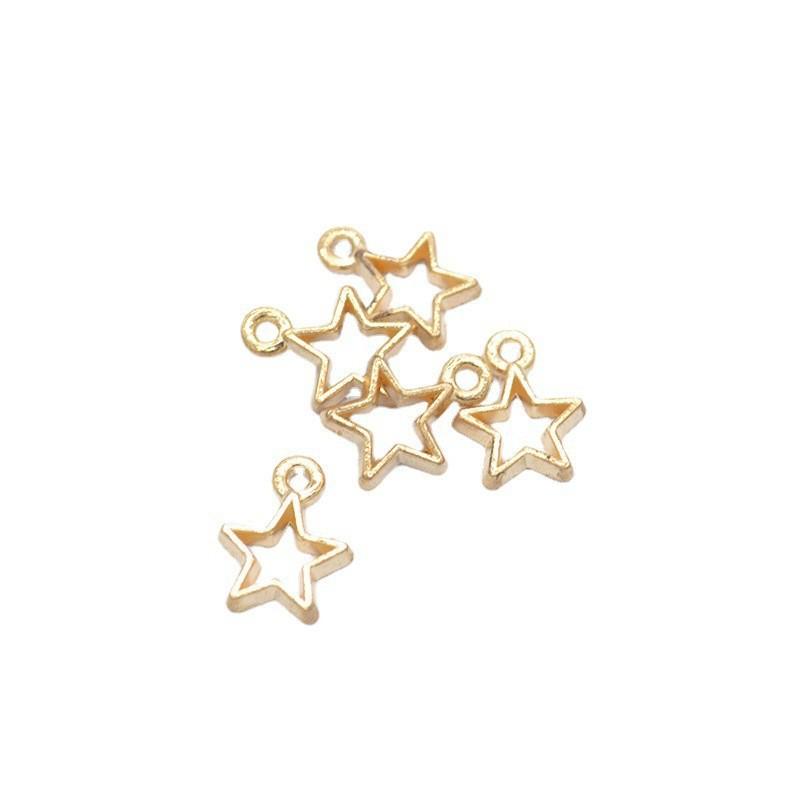 Stopowa Gwiazda Mały Wisiorek DIY Retro Stopowe Akcesoria Biżuteryjne Pentagram Wisiorek L325