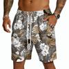 Hawaiian Shorts for Men Mens Swim Trunks Swim Trunks Men Hawaiian Swim Trunks Mens with Drawstring and Tropical Print for Swimming Beach Sports