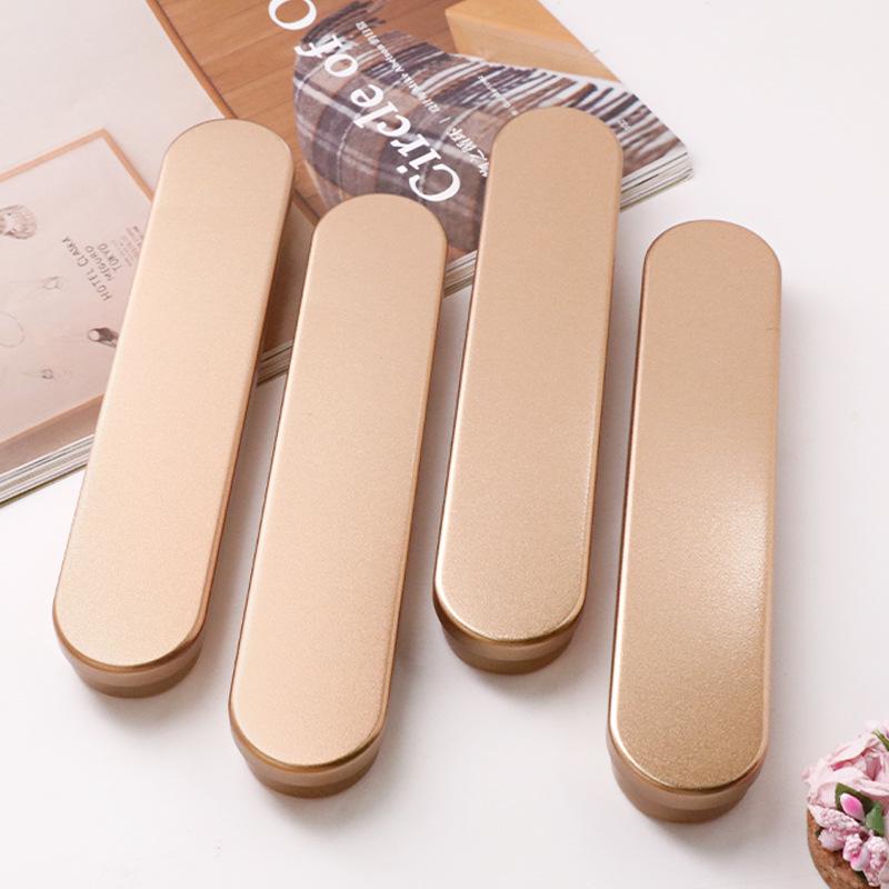 Tinplate Eyebrow Pencil Case with Sponge Base – Durable, Gift-Ready & Drop-Resistant for Students.