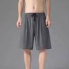 Summer Mens Casual Shorts With Bamboo Fiber Material For Beach And Home Wear In Youth Style