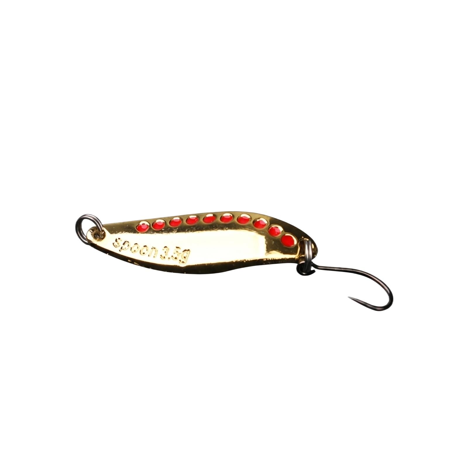 Leech Metal Spoon Long Full Water Layer Fishing one size золотой